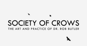 Image that says "Society of Crows"